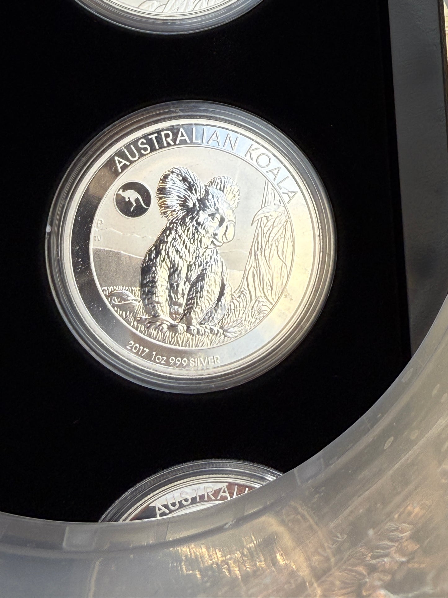 Complete 2007–2025 Australian Silver Koala Set – Beautiful Full Run in Volterra Display Box!