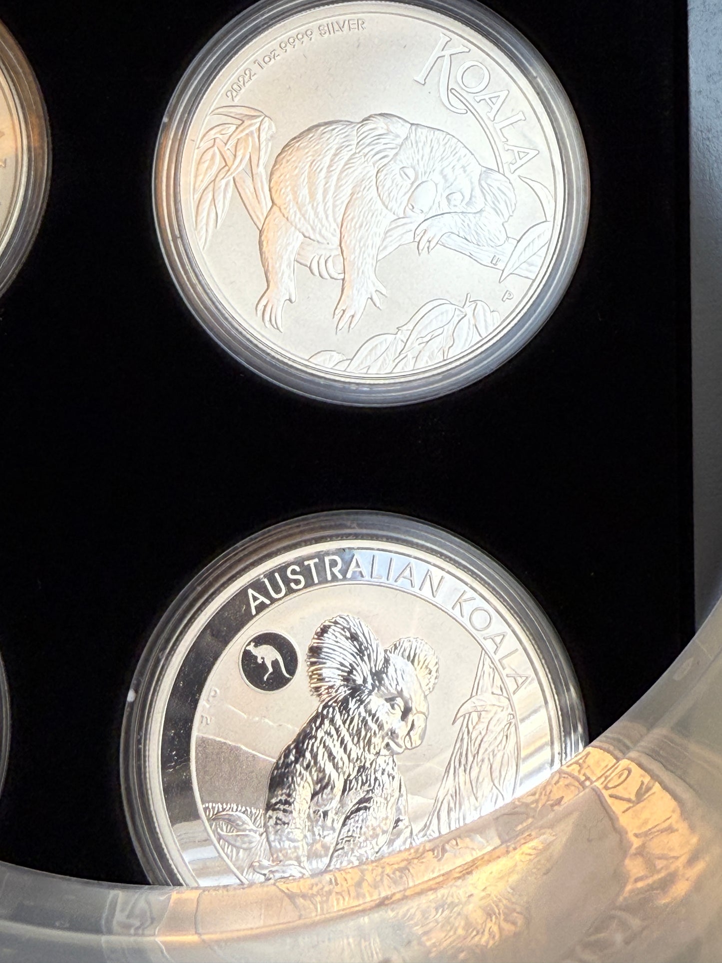 Complete 2007–2025 Australian Silver Koala Set – Beautiful Full Run in Volterra Display Box!