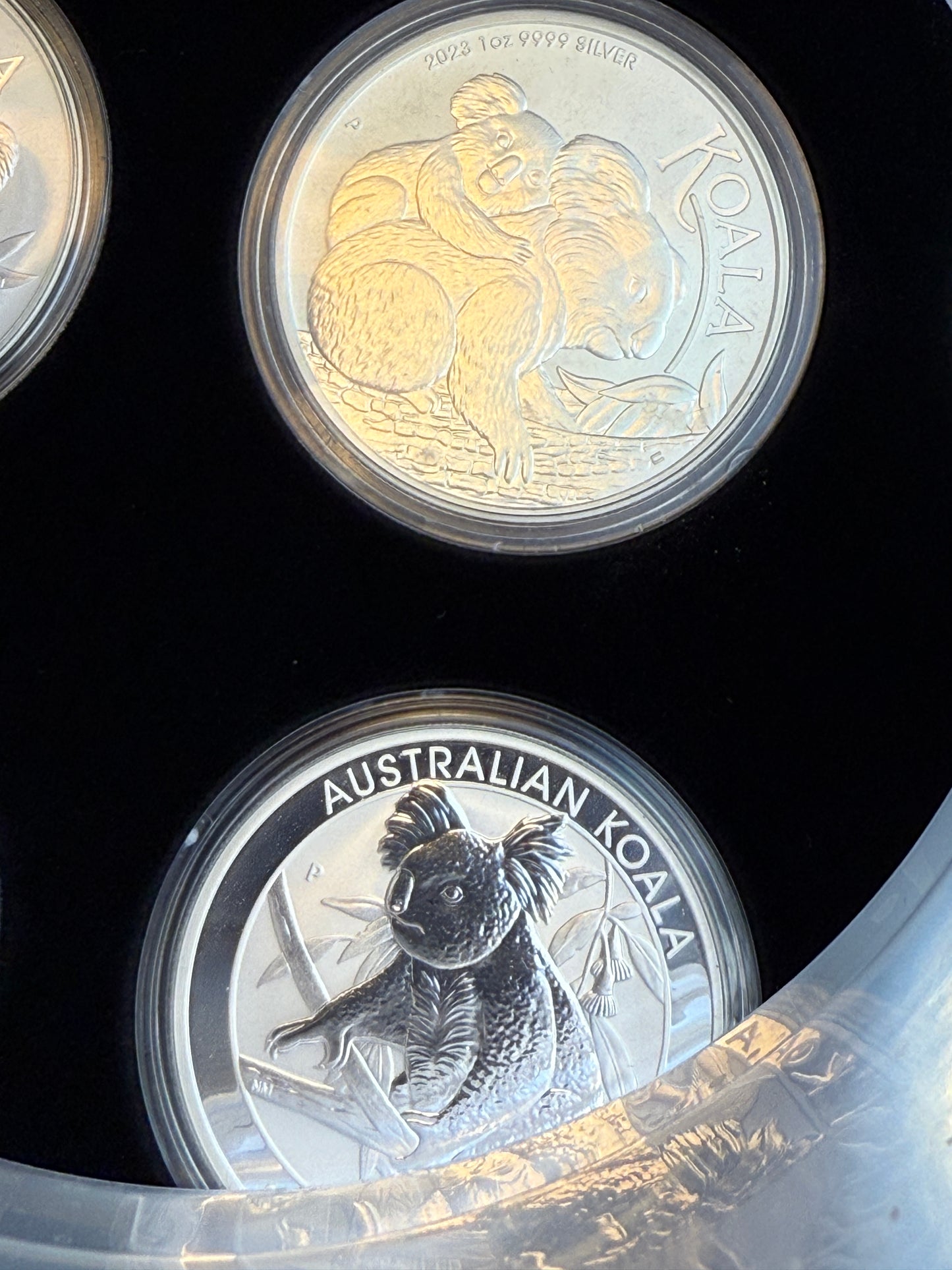 Complete 2007–2025 Australian Silver Koala Set – Beautiful Full Run in Volterra Display Box!