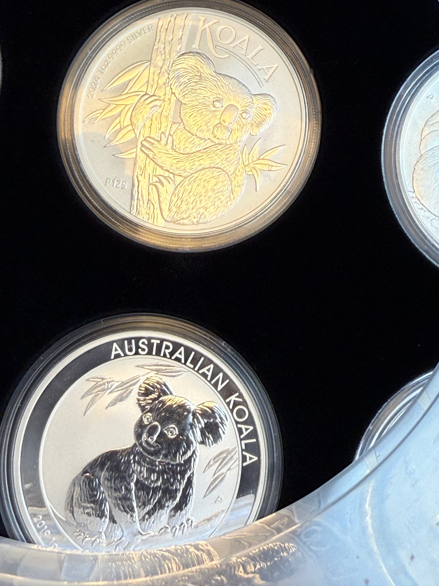 Complete 2007–2025 Australian Silver Koala Set – Beautiful Full Run in Volterra Display Box!