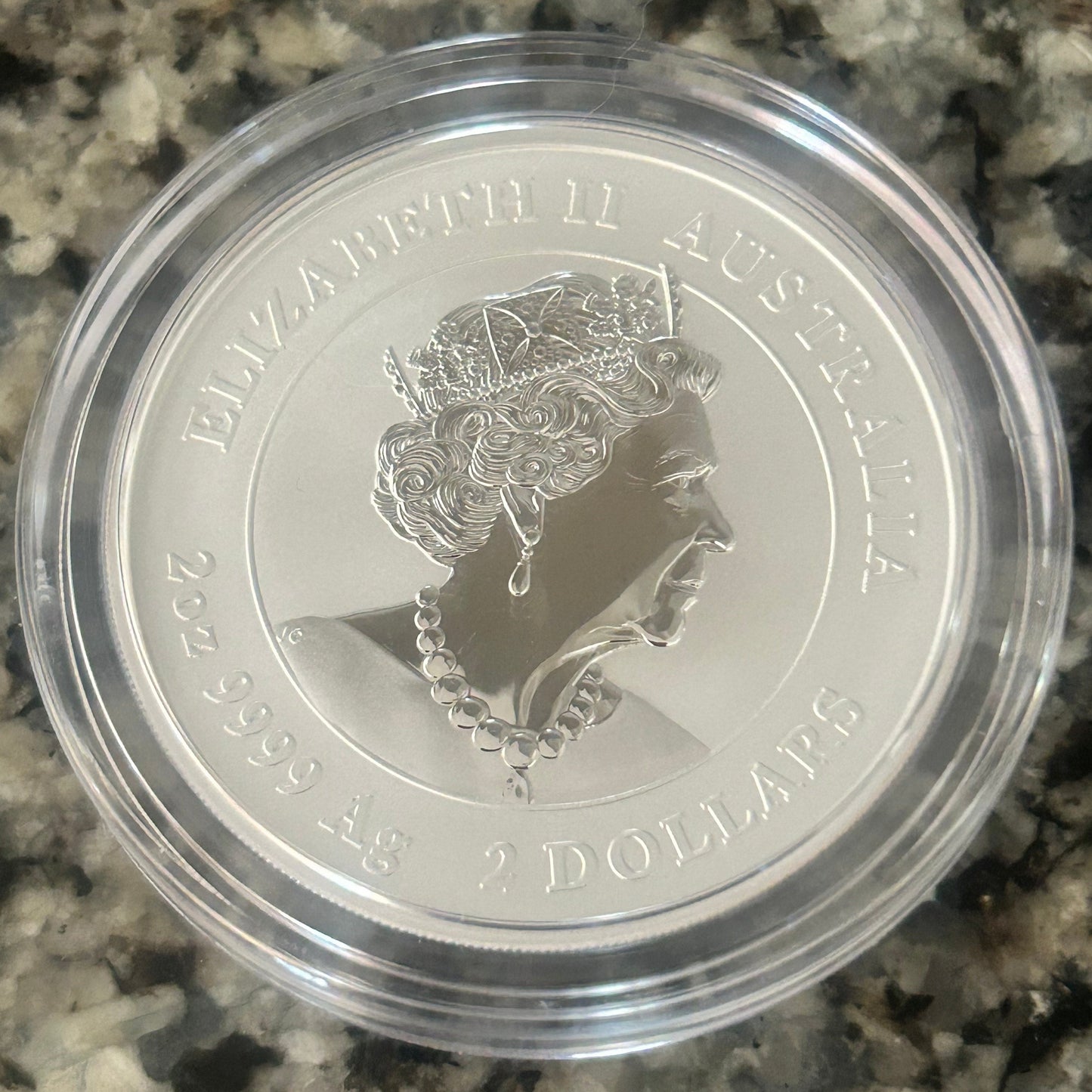 2022 Australia Year of the Tiger 2 oz Silver Coin - Perth Mint Lunar Series III BU