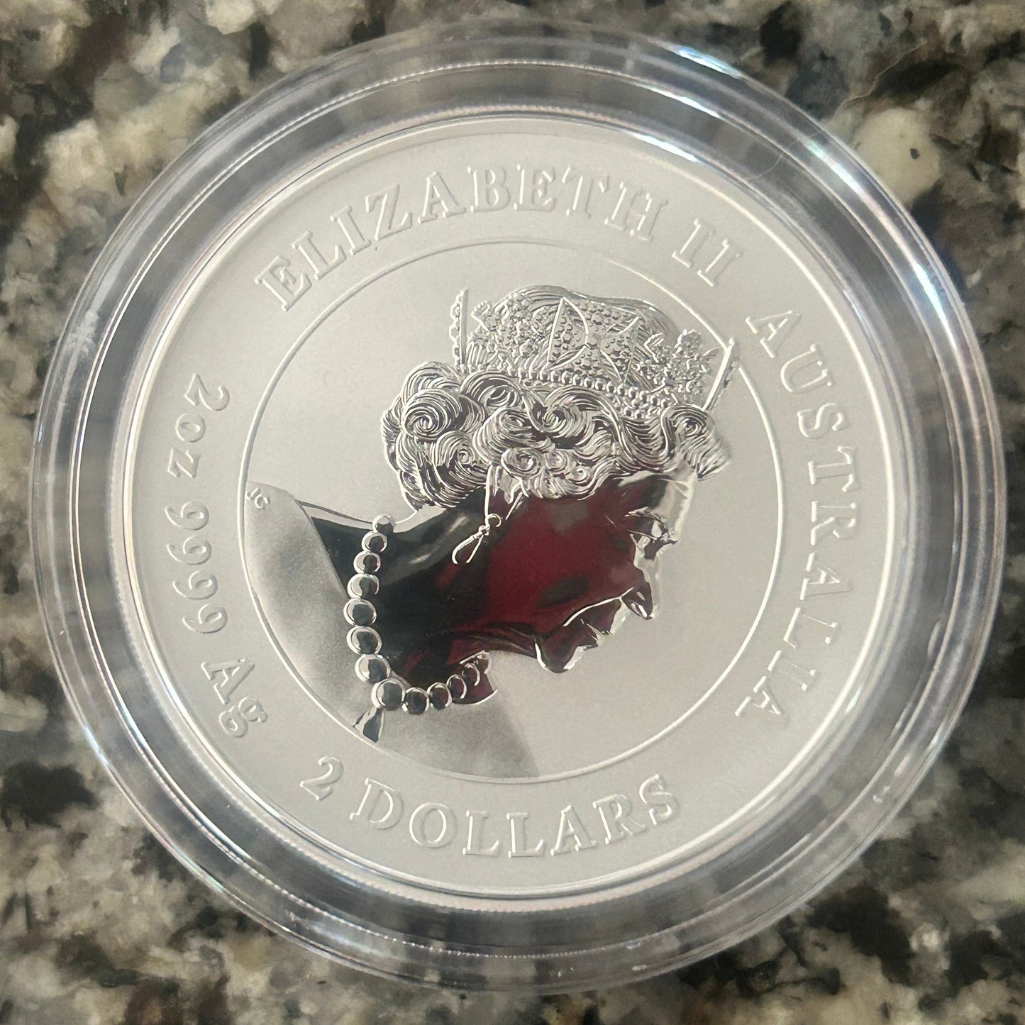 2022 Australia Year of the Tiger 2 oz Silver Coin - Perth Mint Lunar Series III BU