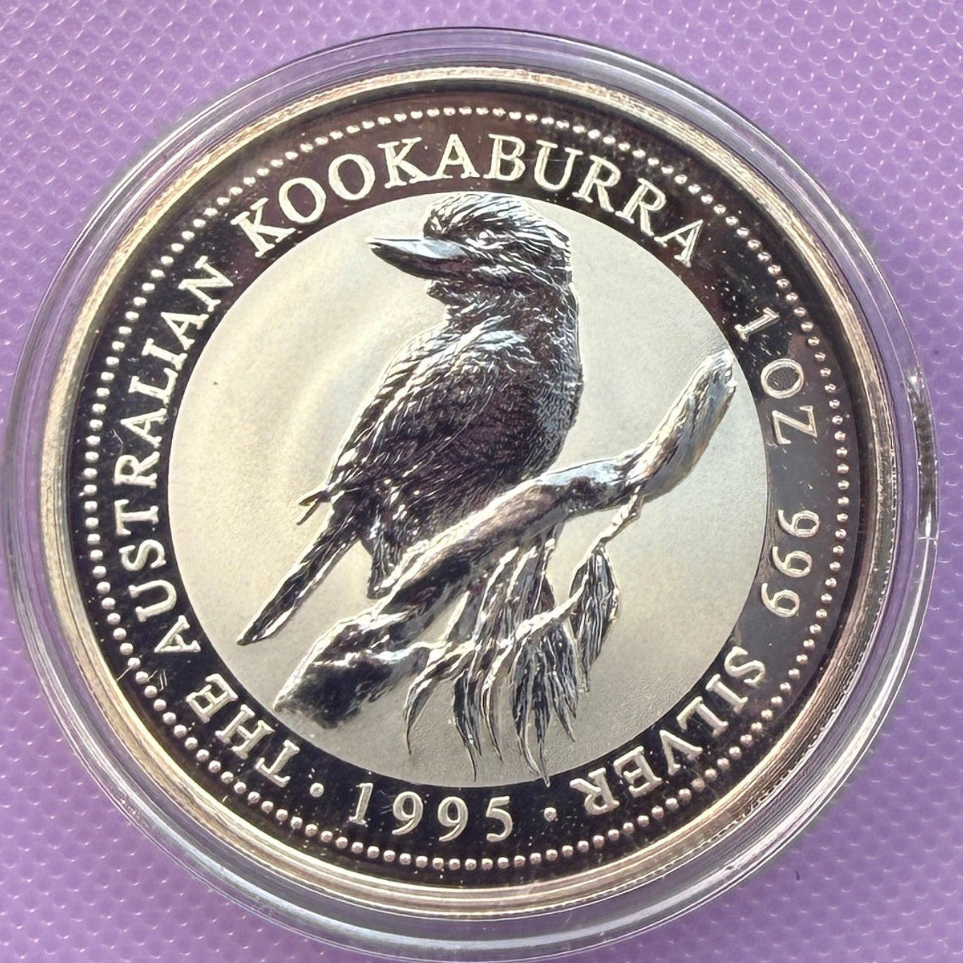 1995 Australia Kookaburra 1 oz Silver Coin .999 Fine BU