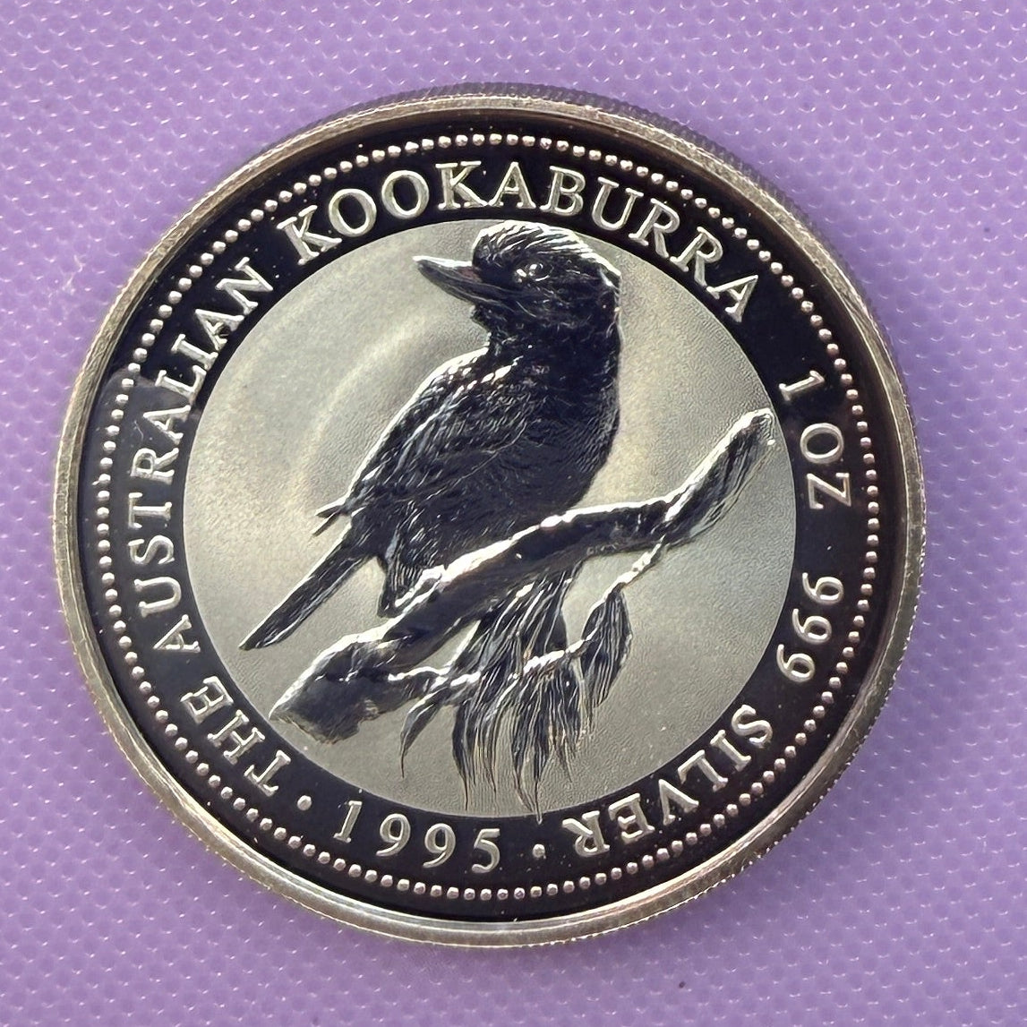 1995 Australia Kookaburra 1 oz Silver Coin .999 Fine BU