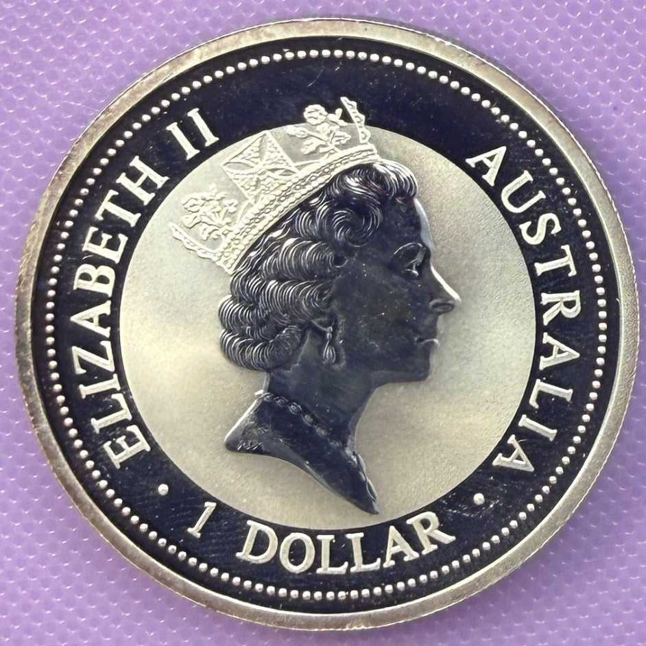 1995 Australia Kookaburra 1 oz Silver Coin .999 Fine BU