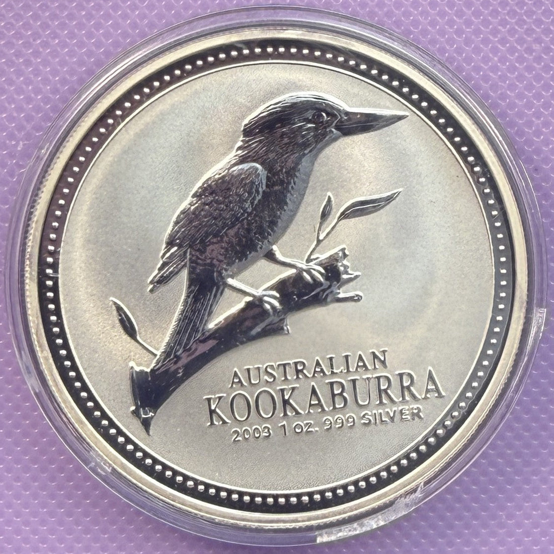 2003 Australia Kookaburra 1 oz Silver Coin .999 Fine Silver Coin