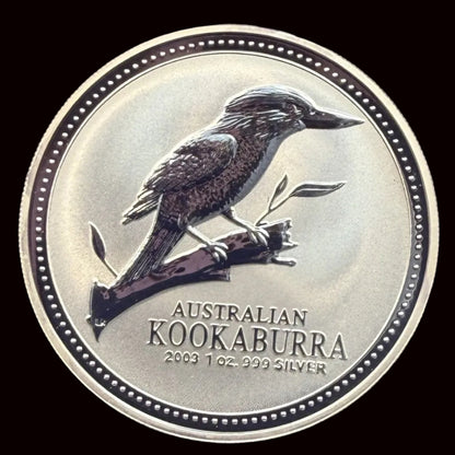 2003 Australia Kookaburra 1 oz Silver Coin .999 Fine Silver Coin
