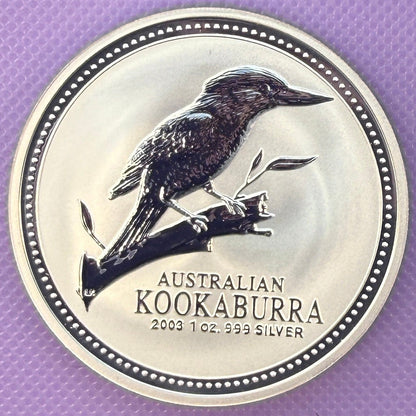 2003 Australia Kookaburra 1 oz Silver Coin .999 Fine Silver Coin