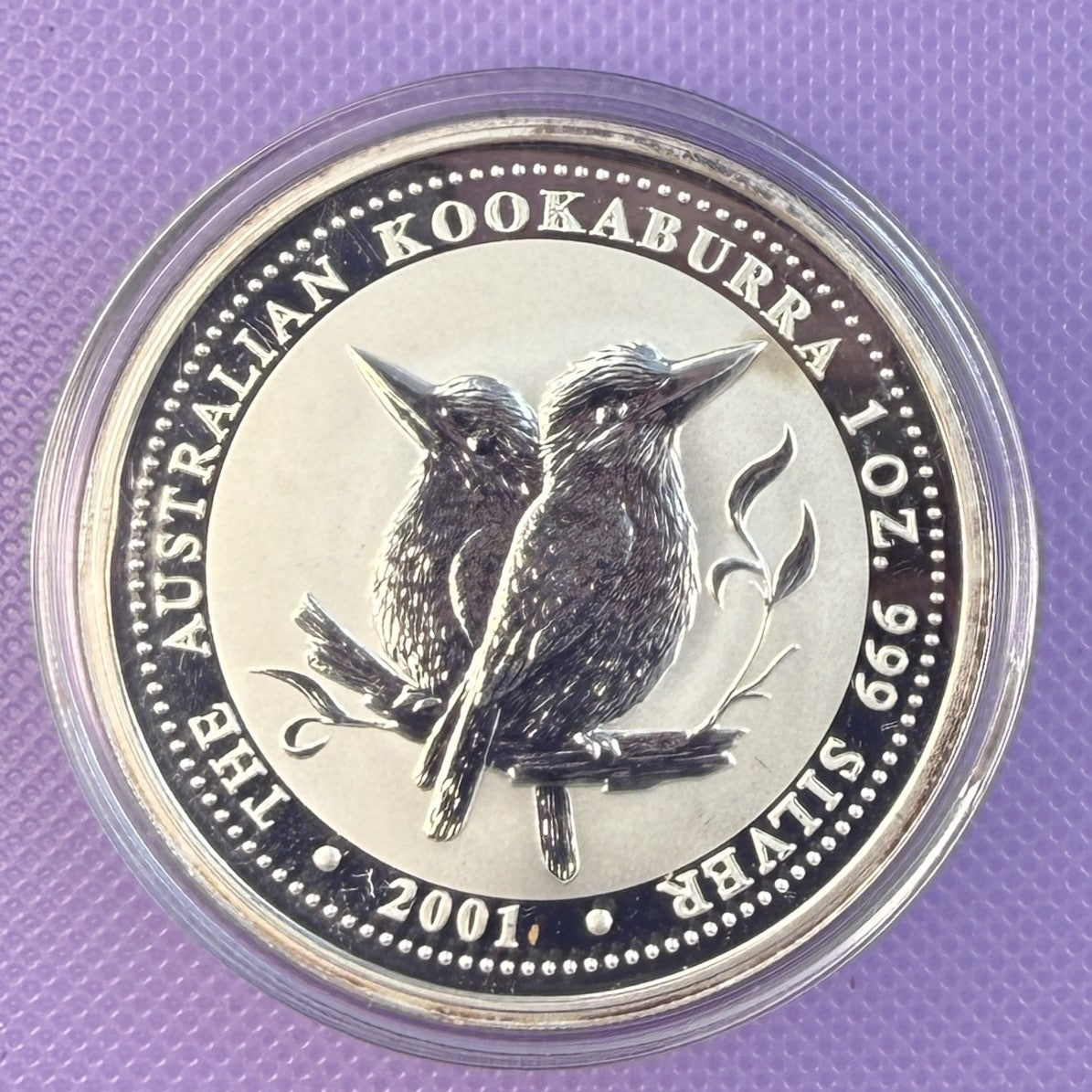 2001 Australia Kookaburra 1 oz Silver Coin .999 Fine Silver Coin