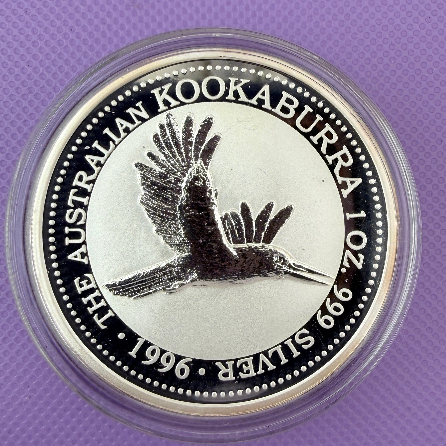1996 Australia Kookaburra 1 oz Silver Coin Perth Mint .999 Fine Silver BU