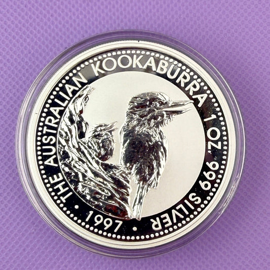 1997 Australia Kookaburra Coin BU