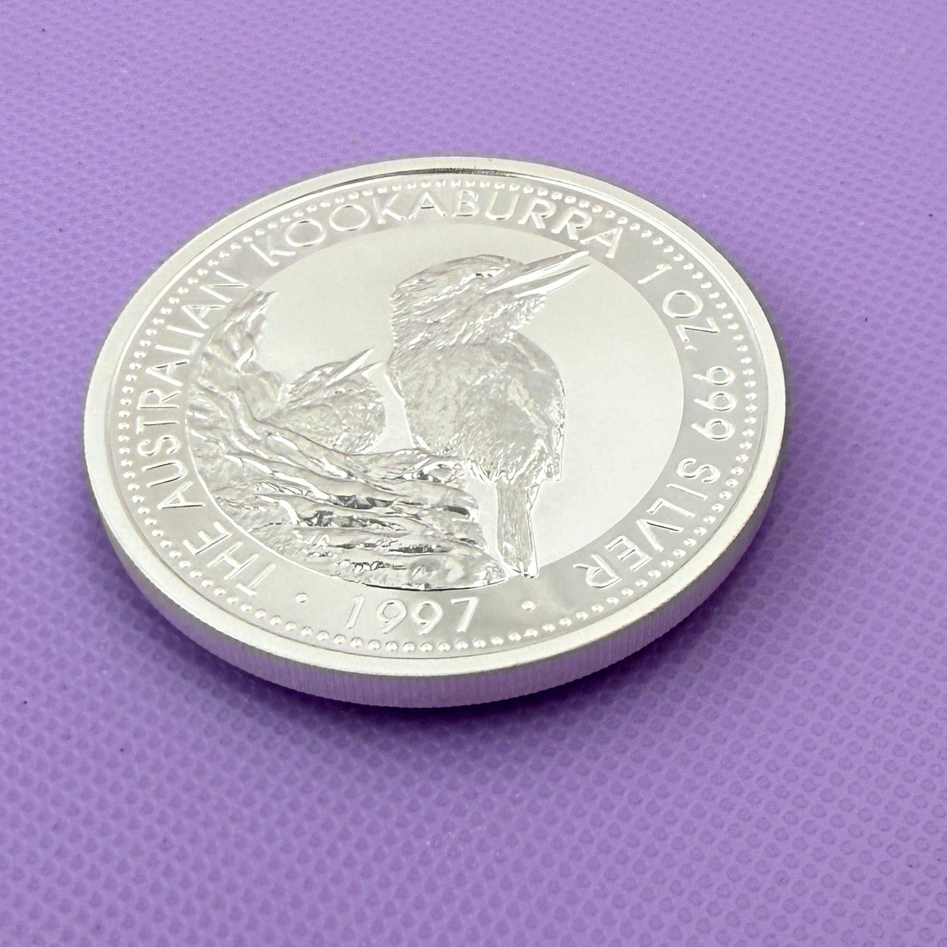 1997 Australia Kookaburra 1 oz Silver Coin Perth Mint .999 Fine Silver BU