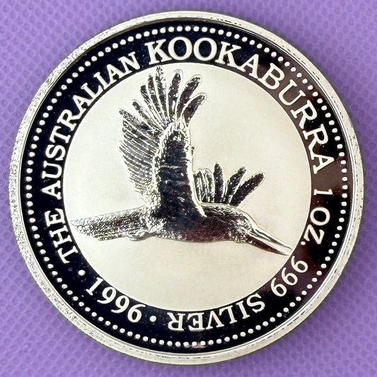 1996 Australia Kookaburra Coin BU