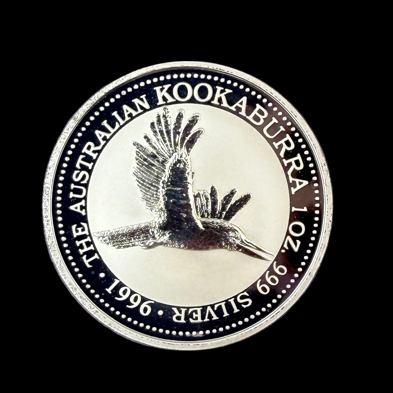 1996 Australia Kookaburra 1 oz Silver Coin Perth Mint .999 Fine Silver BU