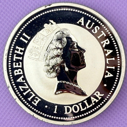 1996 Australia Kookaburra 1 oz Silver Coin Perth Mint .999 Fine Silver BU