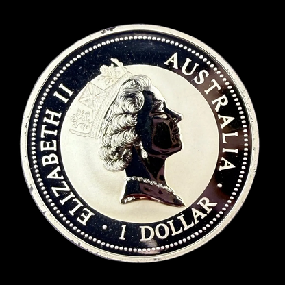 1996 Australia Kookaburra 1 oz Silver Coin Perth Mint .999 Fine Silver BU