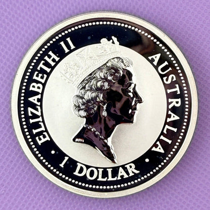1998 Australia Kookaburra 1 oz Silver Coin Perth Mint .999 Fine Silver BU