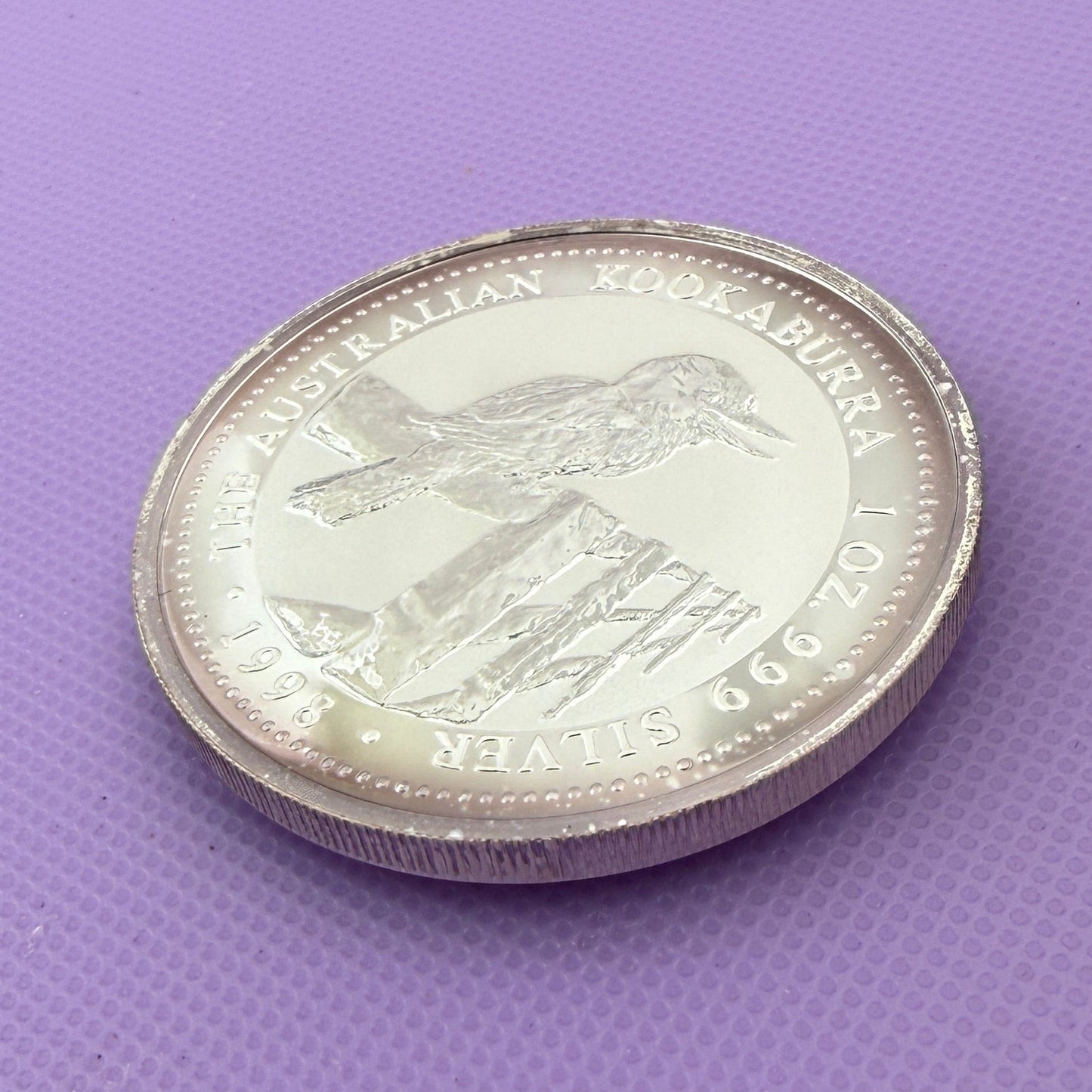 1998 Australia Kookaburra 1 oz Silver Coin Perth Mint .999 Fine Silver BU