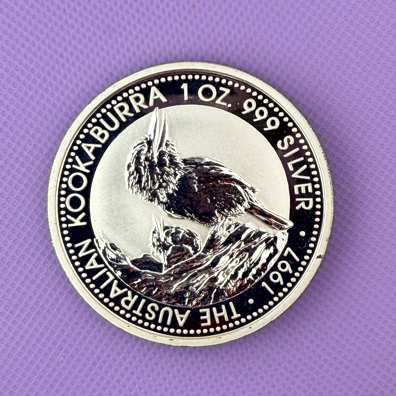 1997 Australia Kookaburra 1 oz Silver Coin Perth Mint .999 Fine Silver BU