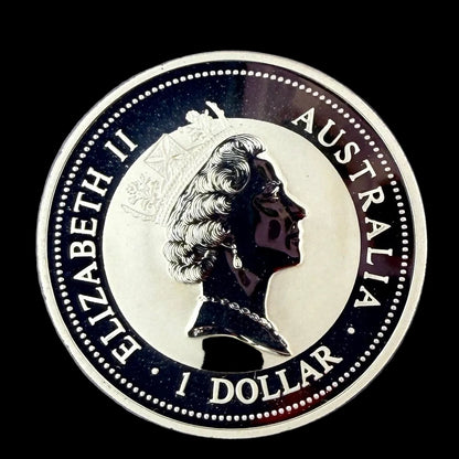 1997 Australia Kookaburra 1 oz Silver Coin Perth Mint .999 Fine Silver BU