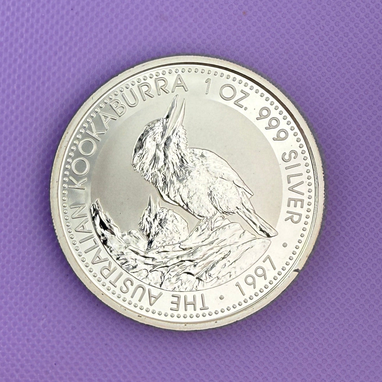 1997 Australia Kookaburra 1 oz Silver Coin Perth Mint .999 Fine Silver BU