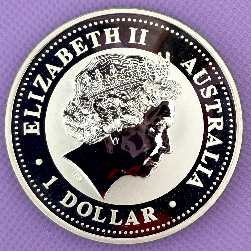 1999 Australia Kookaburra 1 oz Silver Coin Perth Mint .999 Fine Silver BU