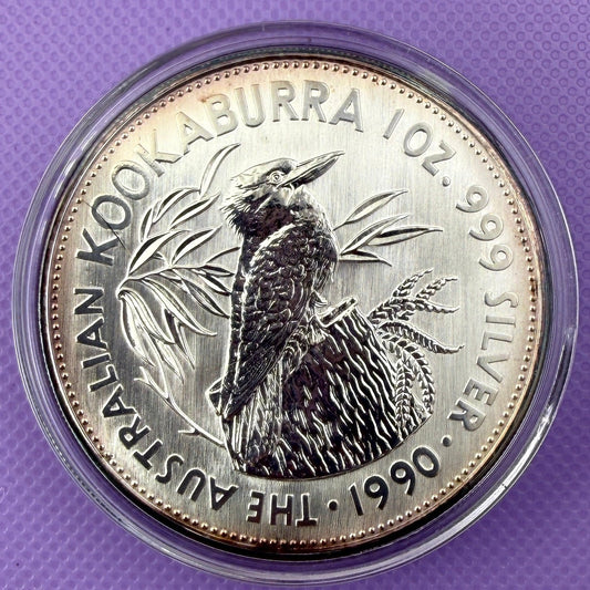 1990 Australia Kookaburra Coin BU