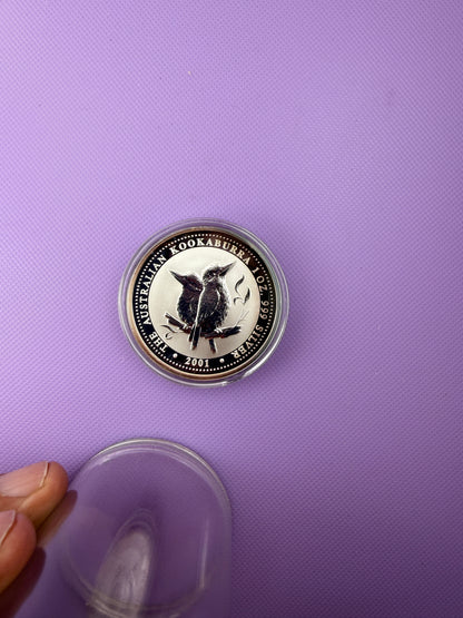2001 Australia Kookaburra Coin BU