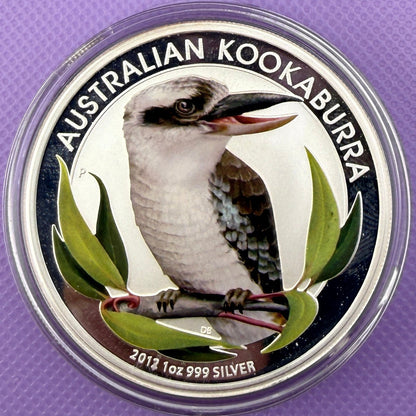 2012 Australia Colored Kookaburra Coin BU