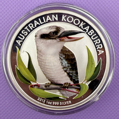 2012 Australia Colored Kookaburra Coin BU