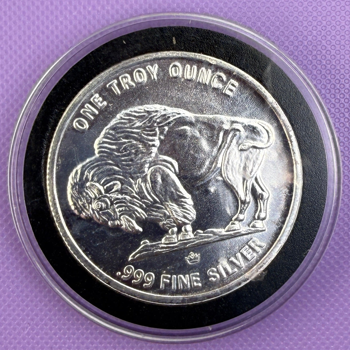 1 oz Buffalo .999 Fine Silver Round Indian Head Buffalo Design