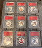 2024 Australia Lunar Dragon Colorized 1/2 oz Silver PCGS MS70 Coin Collection Lot (9 Coins)