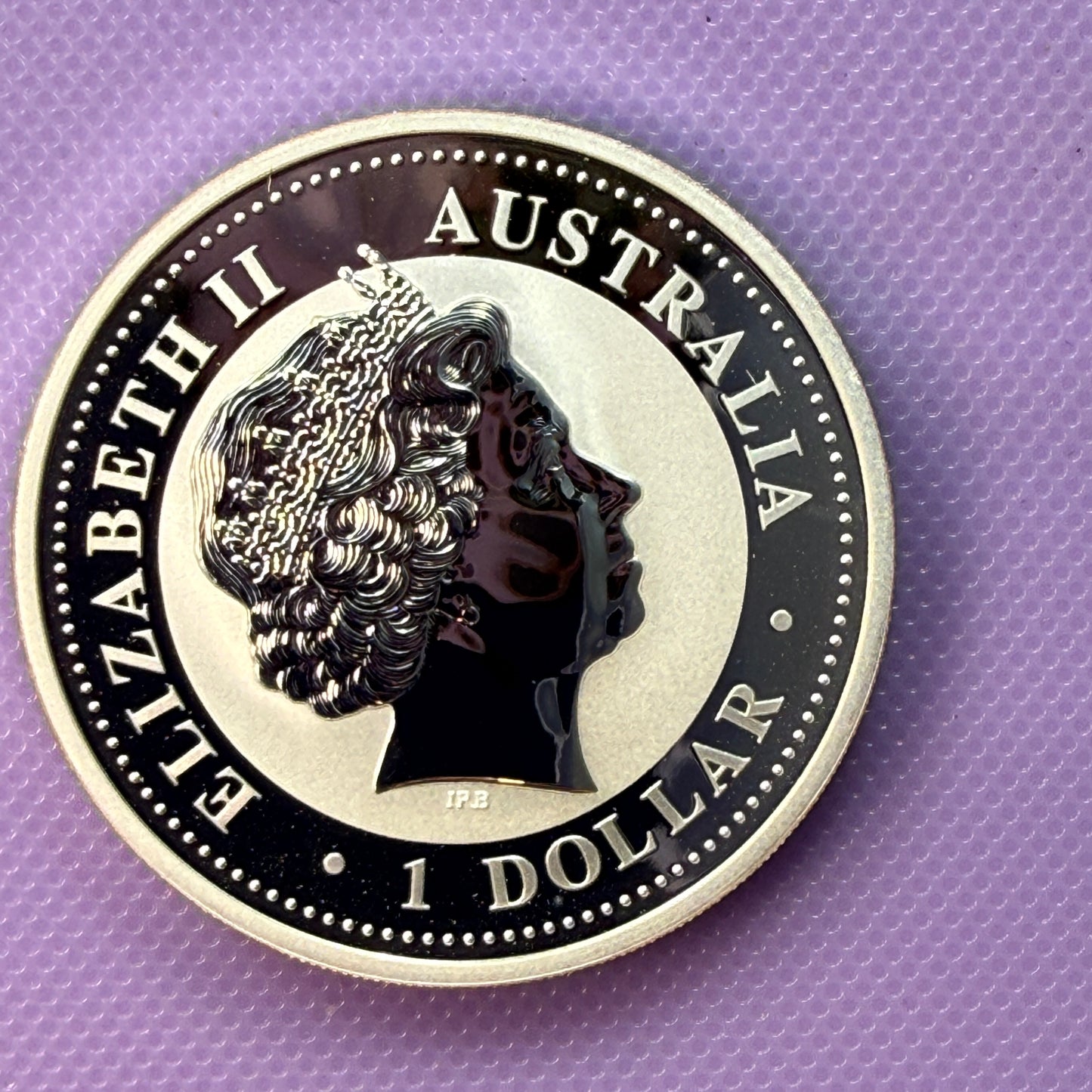 2002 Australia Lunar Series I Year of the Horse 1 oz Silver Coin