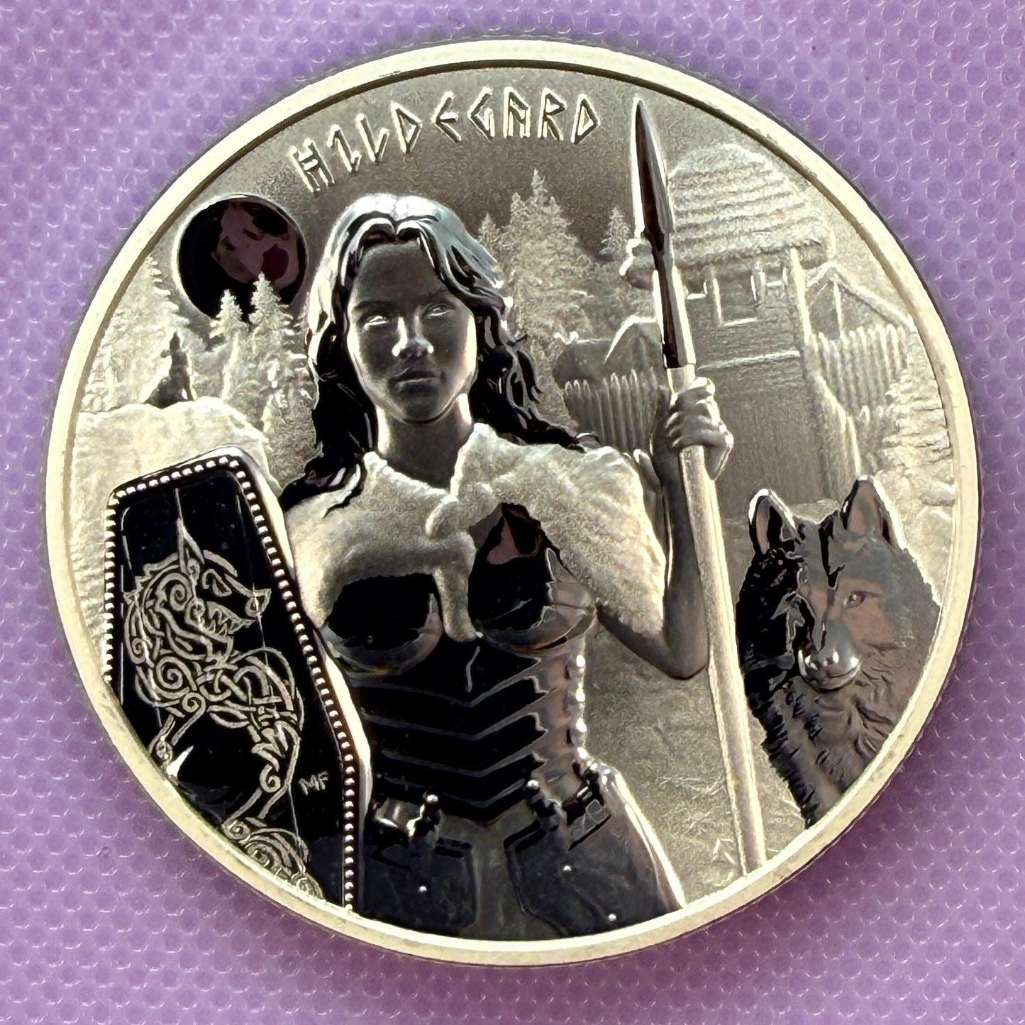 2022 Germania Hildegard 1 oz .9999 Silver BU Coin w/ COA