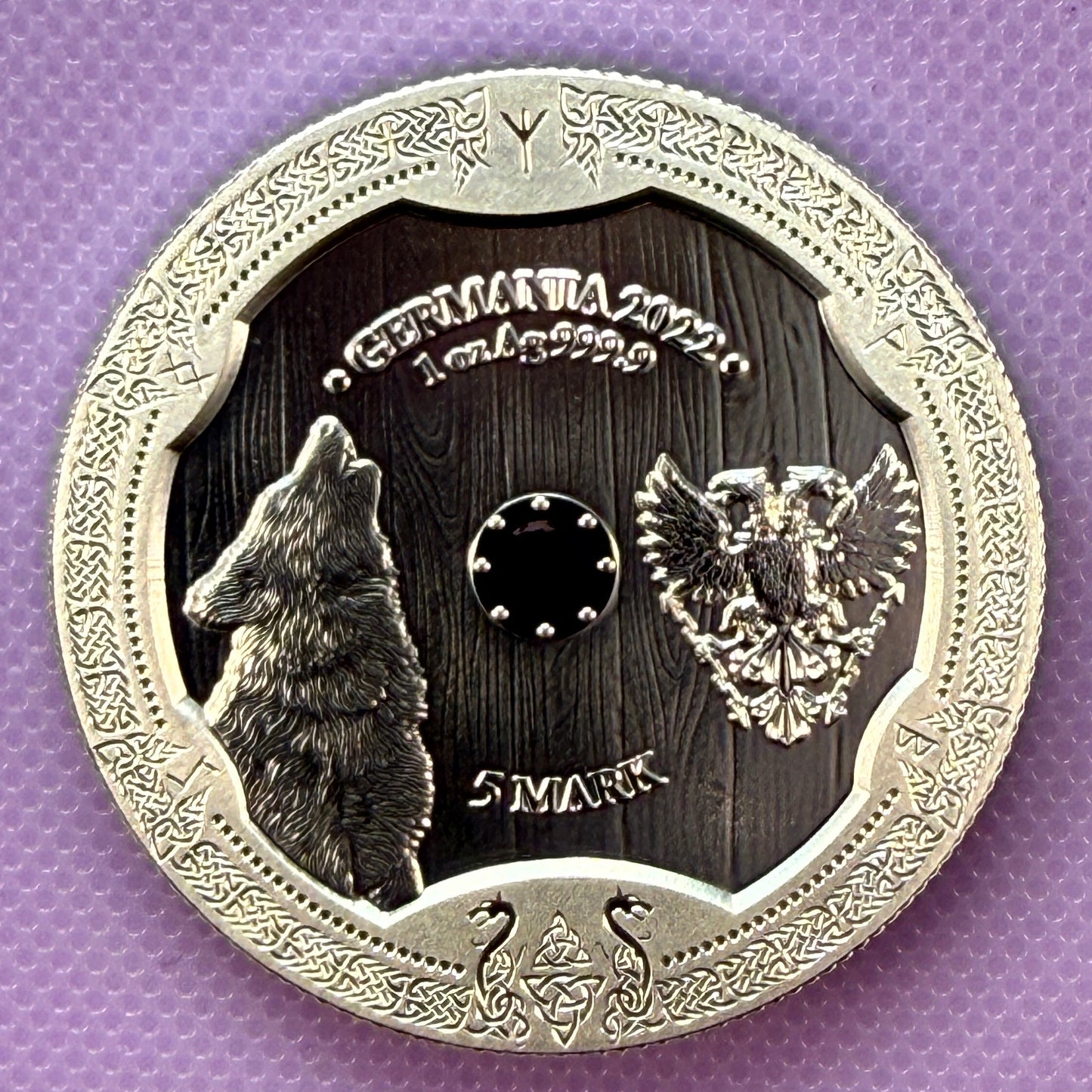 2022 Germania Hildegard 1 oz .9999 Silver BU Coin w/ COA