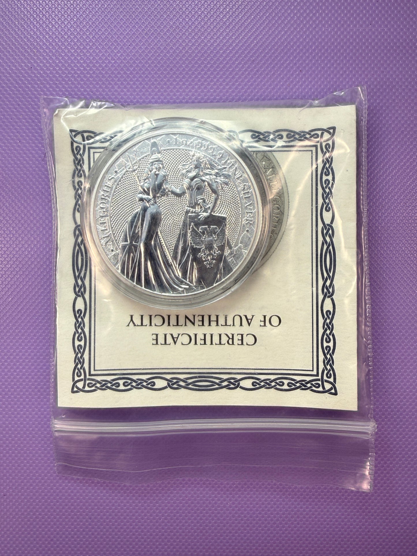 2023 Allegories Britannia & Germania BU Coin with Certificate of Authenticity