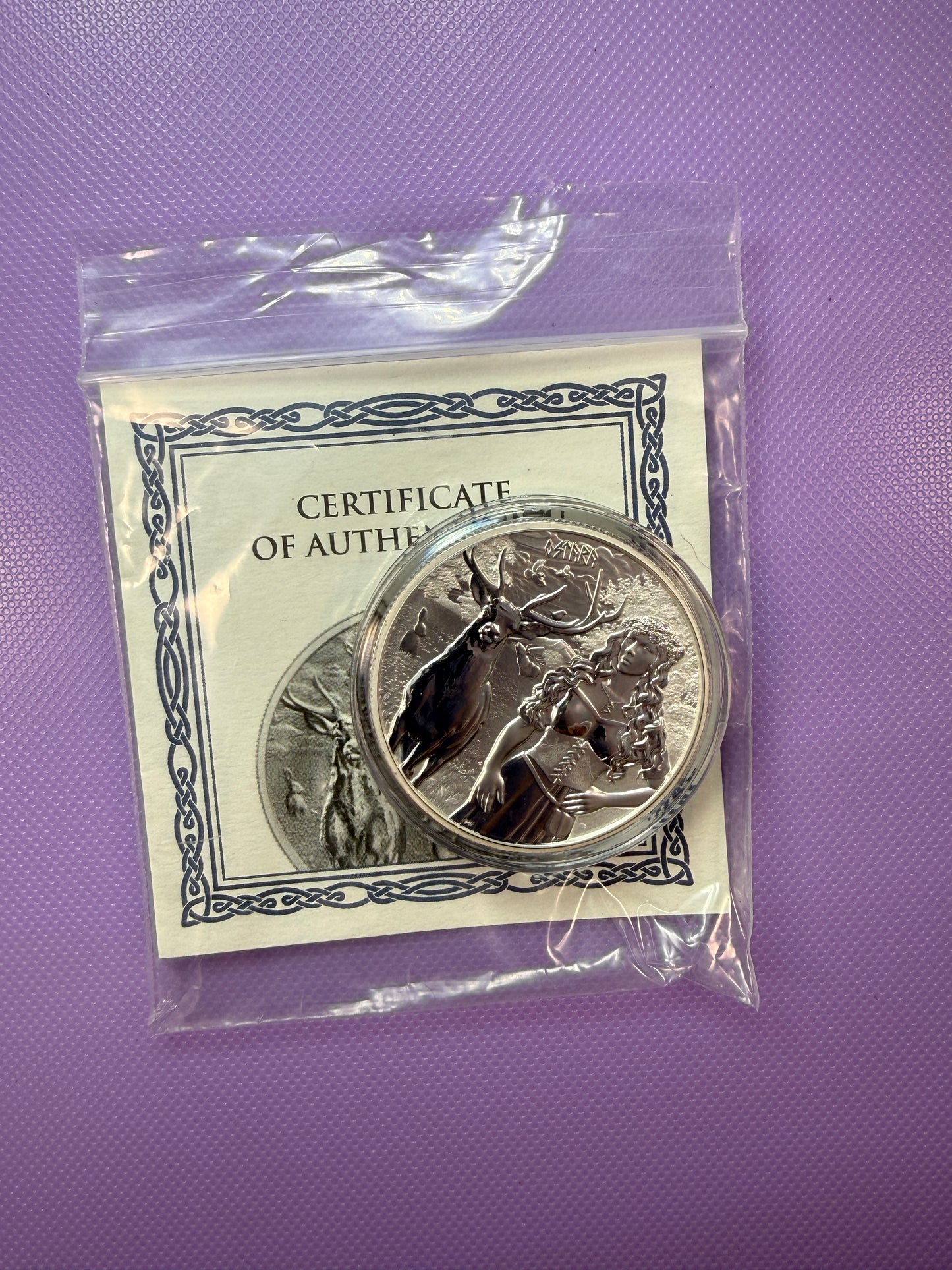 2023 Germania Valkyries: Ostara 1 oz .9999 Silver BU Coin w/ COA