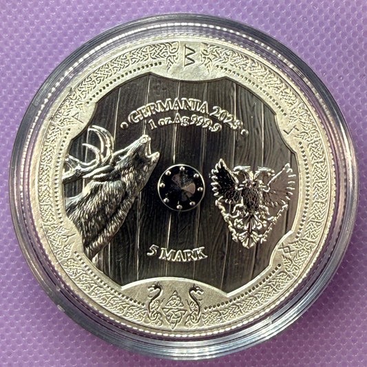 2023 Germania Valkyries: Ostara 1 oz .9999 Silver BU Coin w/ COA