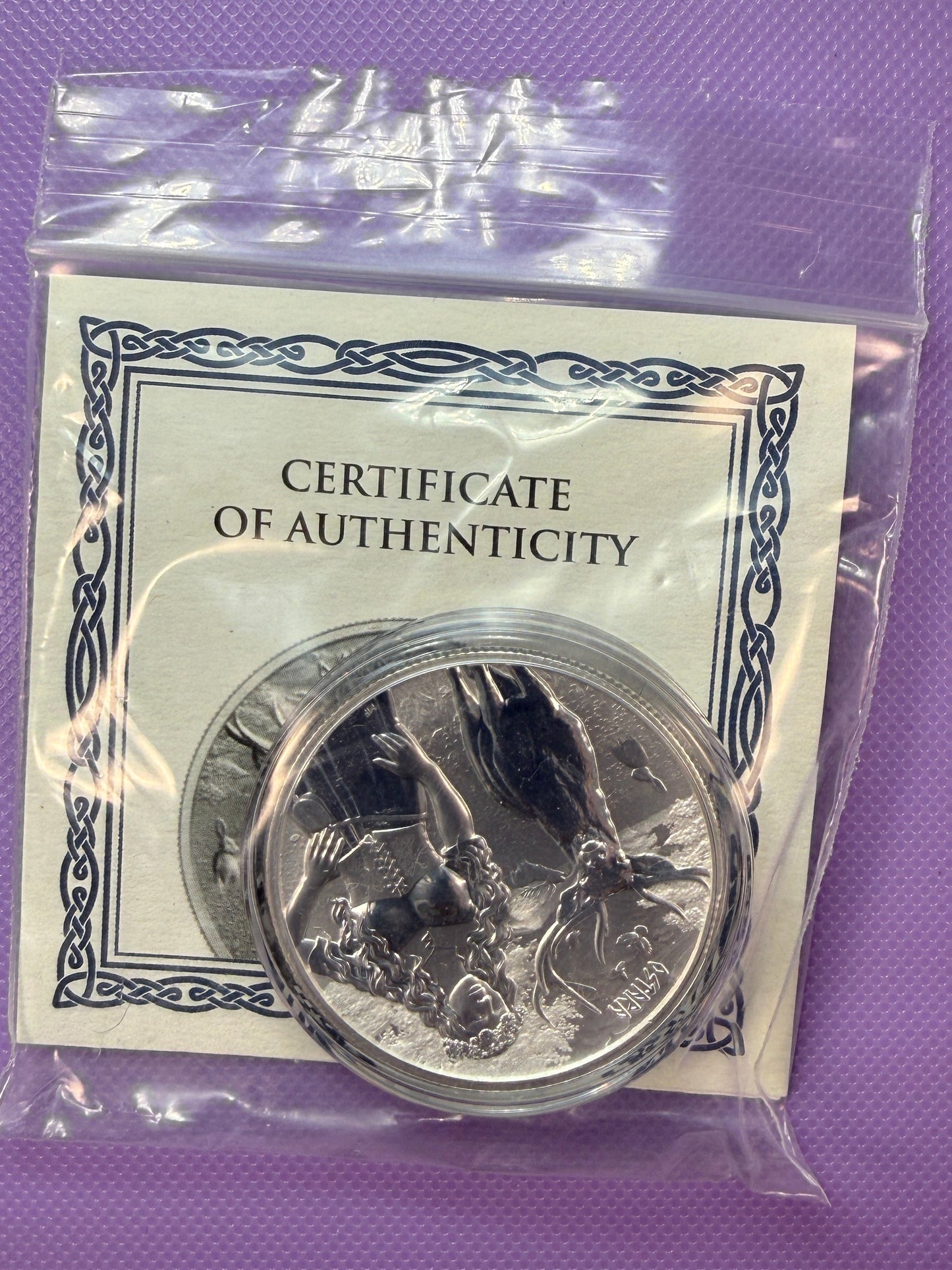 2023 Germania Valkyries: Moneda BU Ostara con Certificado de Autenticidad
