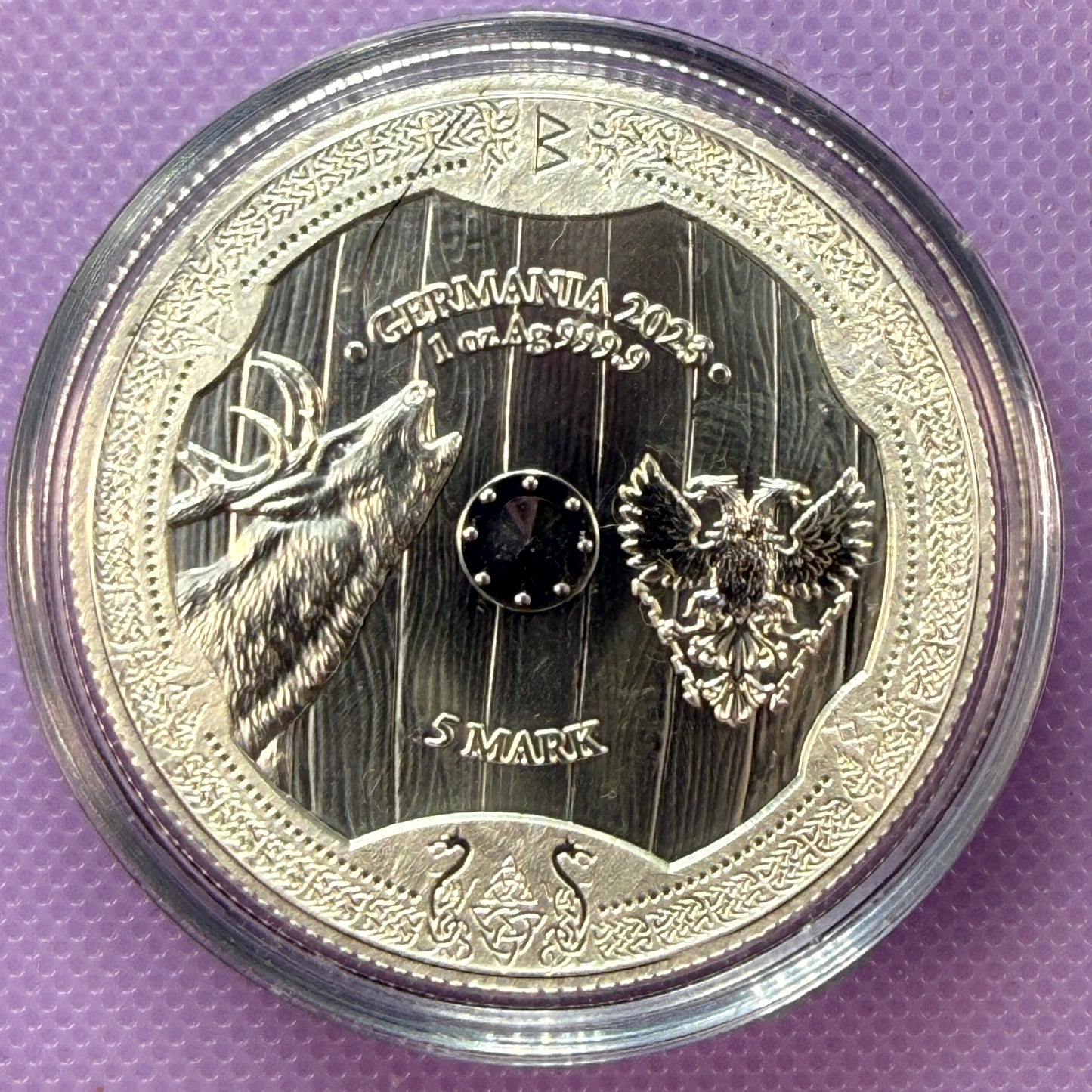 2023 Germania Valkyries: Moneda BU Ostara con Certificado de Autenticidad