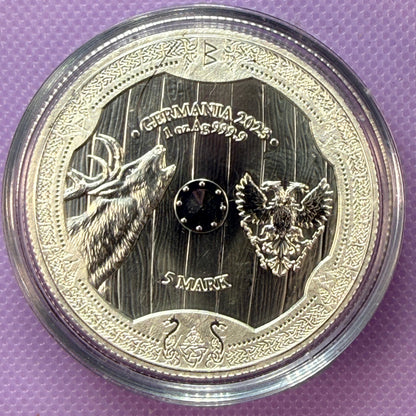 2023 Germania Valkyries: Moneda BU Ostara con Certificado de Autenticidad