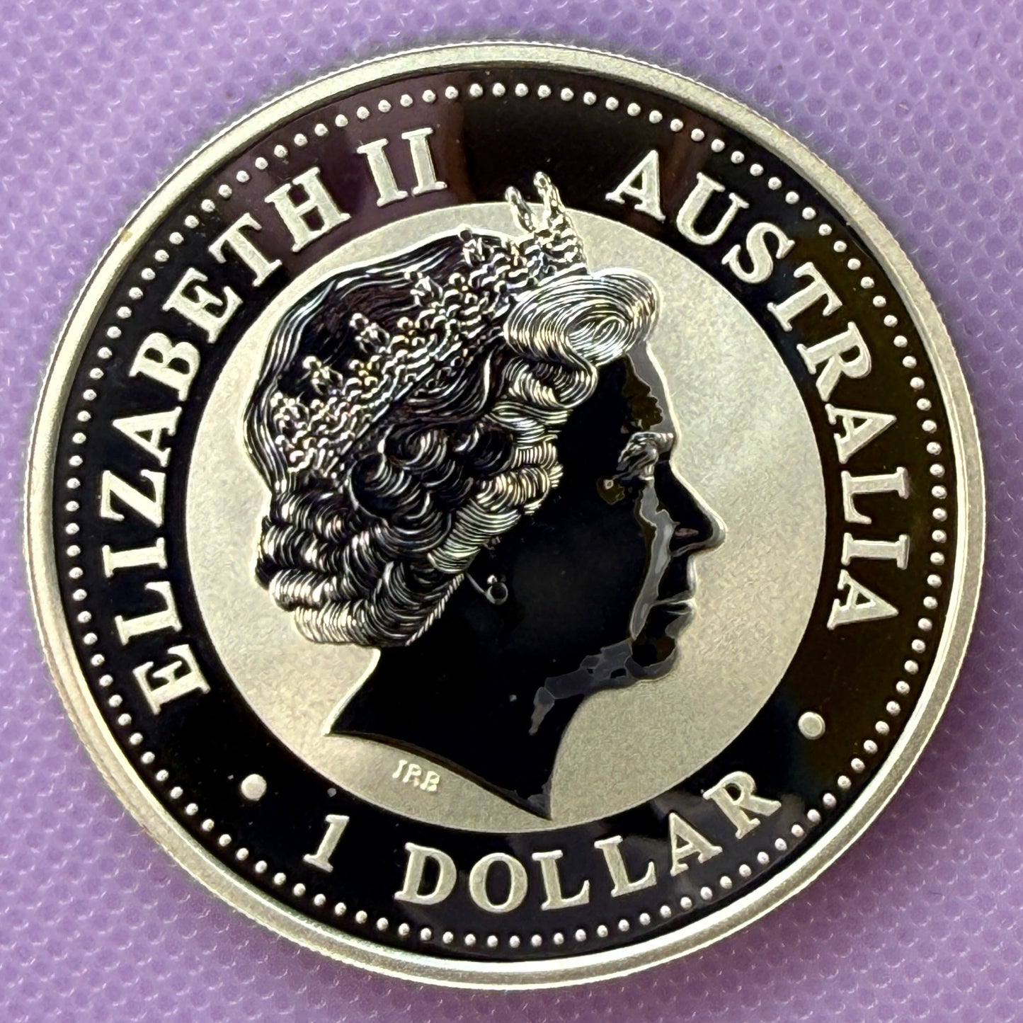 1999 Australia Kookaburra 1 oz Silver Coin .999 Fine BU with Pennsylvania Privy