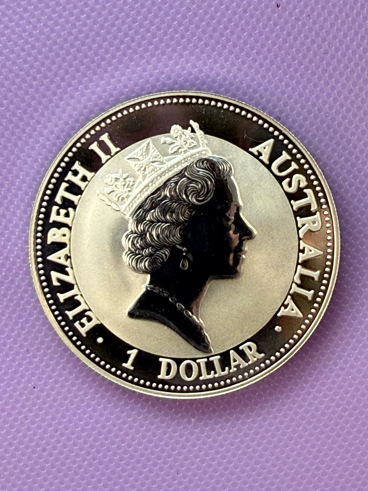 1992 Australia Kookaburra 1 oz Silver Coin .999 Fine Silver Coin