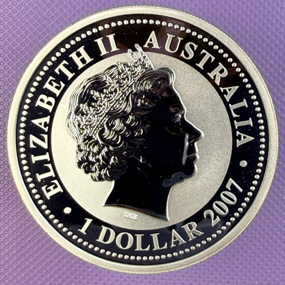 2007-2009 Australia Lunar Series I Year of the Ox 1 oz Silver Coin