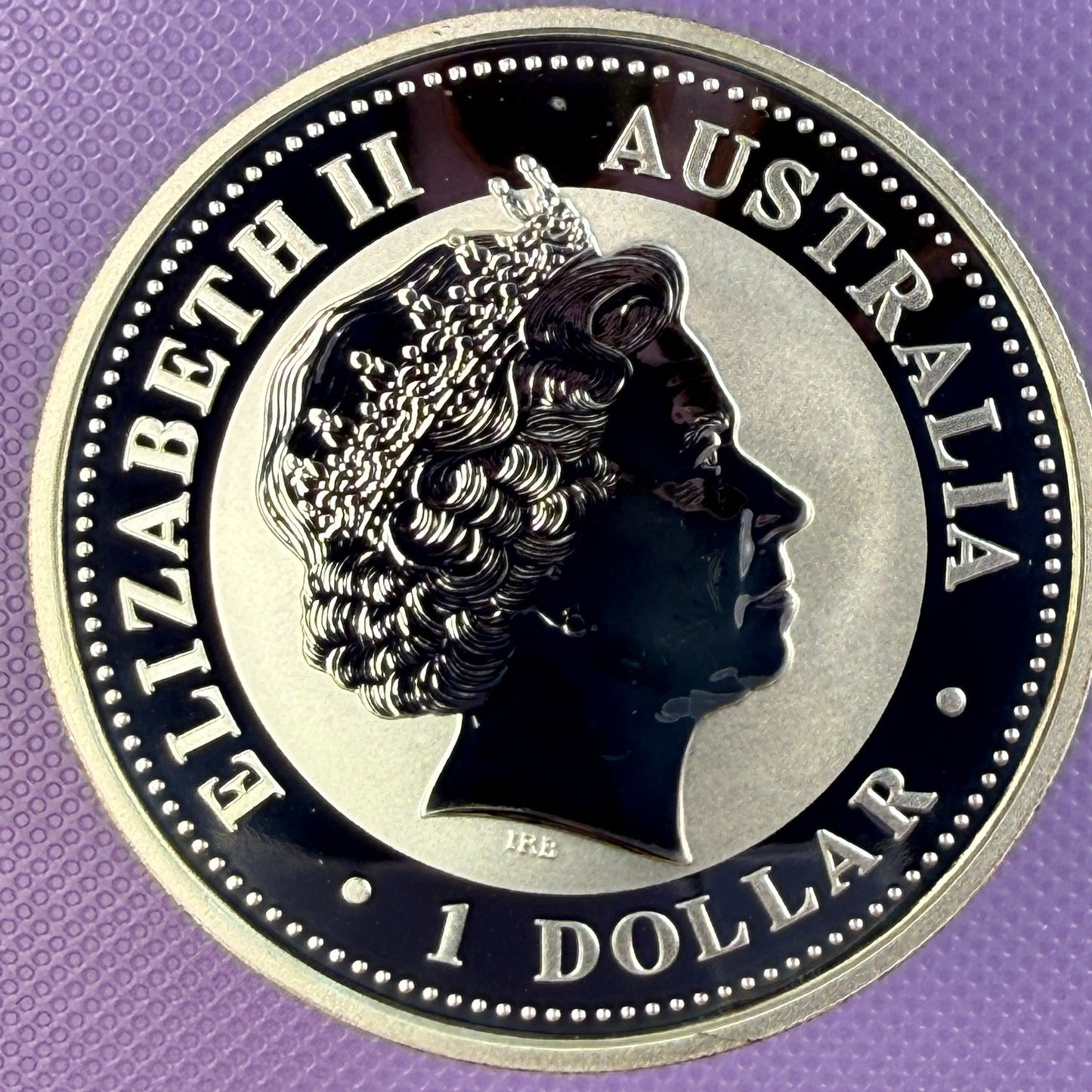 2005 Australia Lunar Rooster Series I Colorized 1 oz Silver Coin