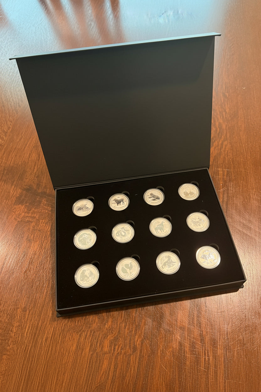 Australian Lunar Silver Coin Storage Box – 1 oz – Series II Capsule Edition