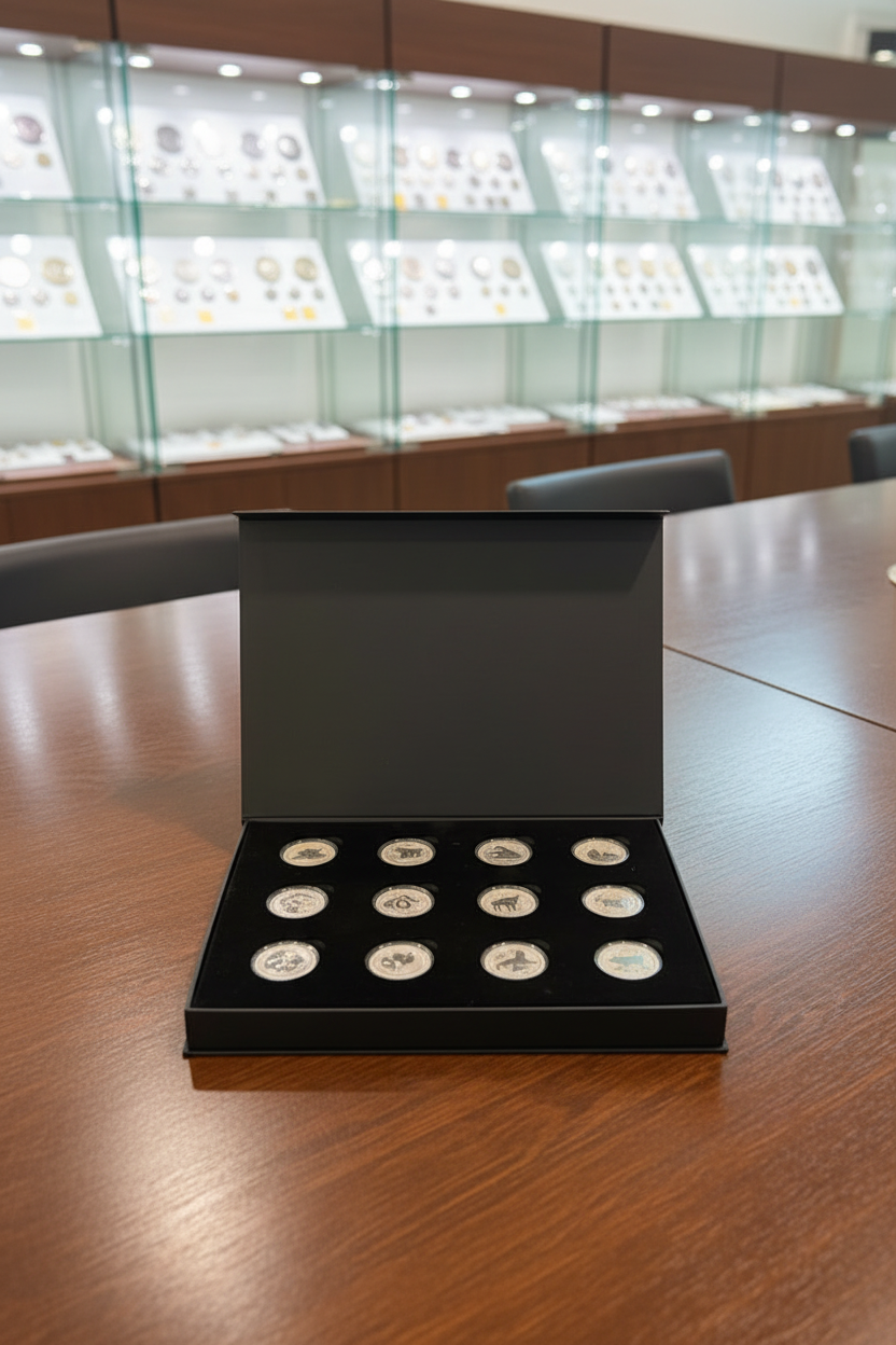 Australian Lunar Silver Coin Storage Box – 1 oz – Series I & III Capsule Edition