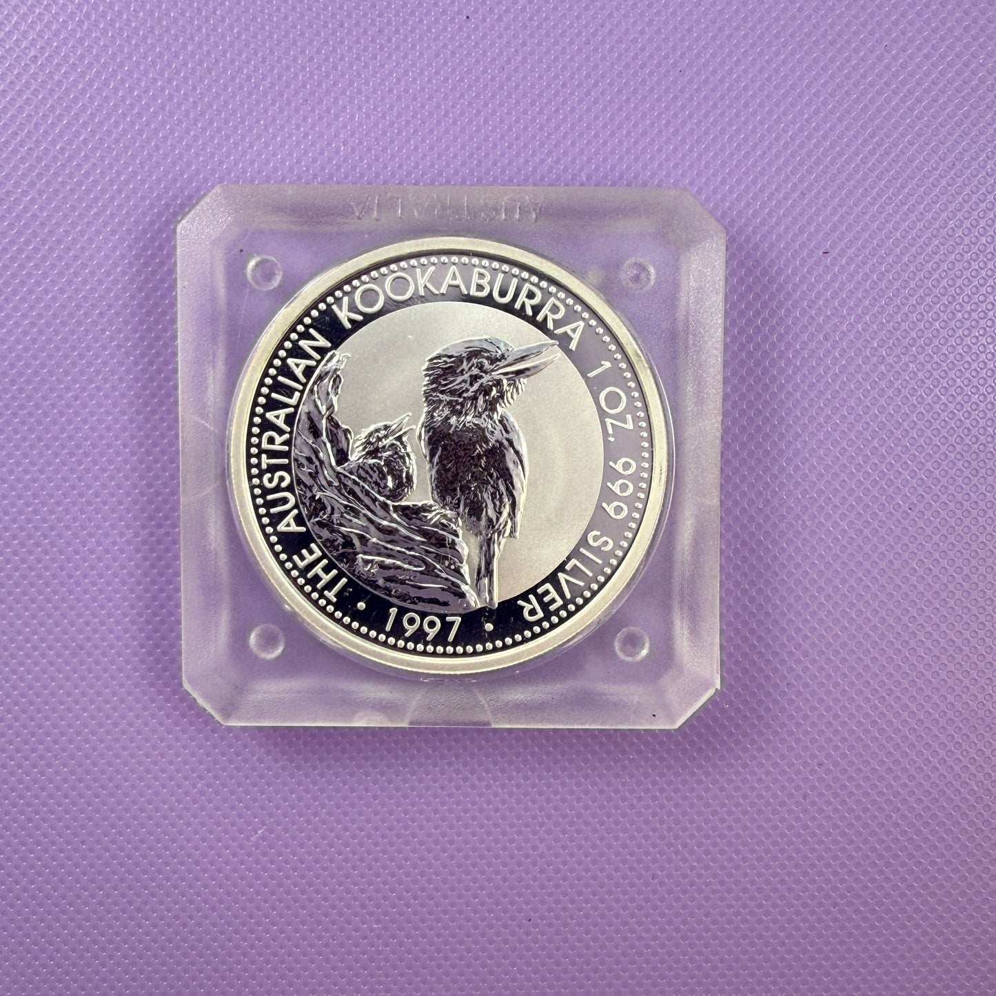 Moneda Kookaburra de Australia de 1997 sin circular