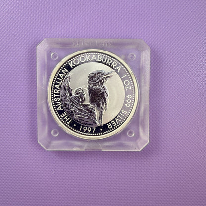 Moneda Kookaburra de Australia de 1997 sin circular