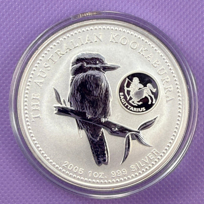 2005 Silver Kookaburra with Sagittarius Privy, Rare
